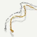 Paper clip bracelet
