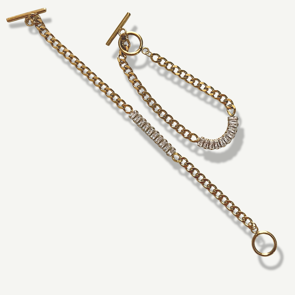 Tennis chain bracelet