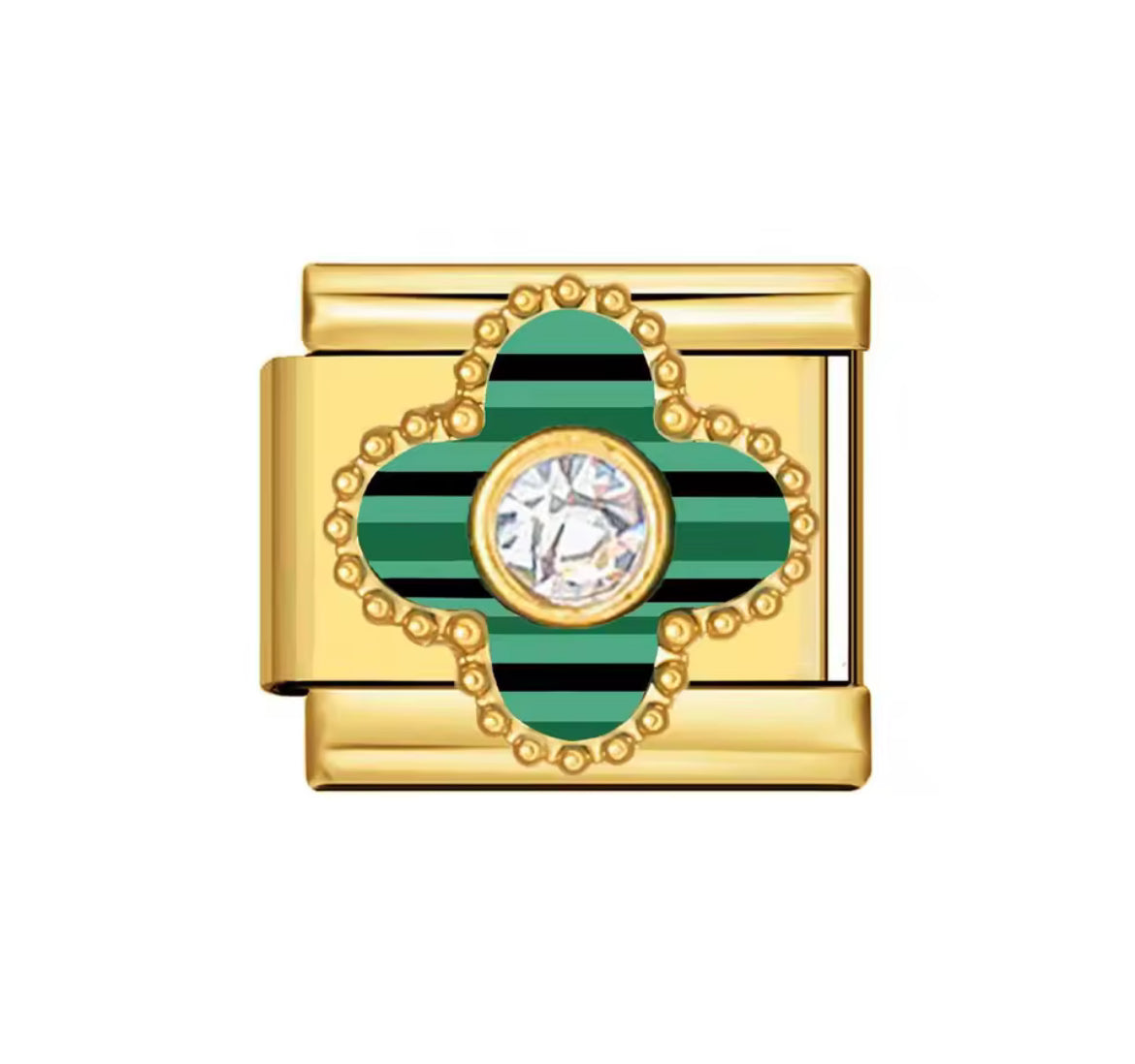 Green vancleef charm