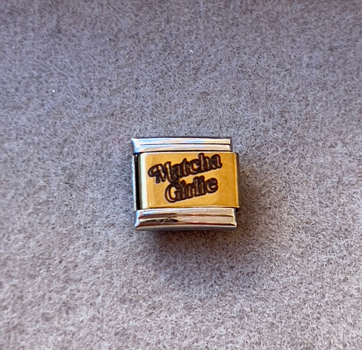 Matcha Girlie charm