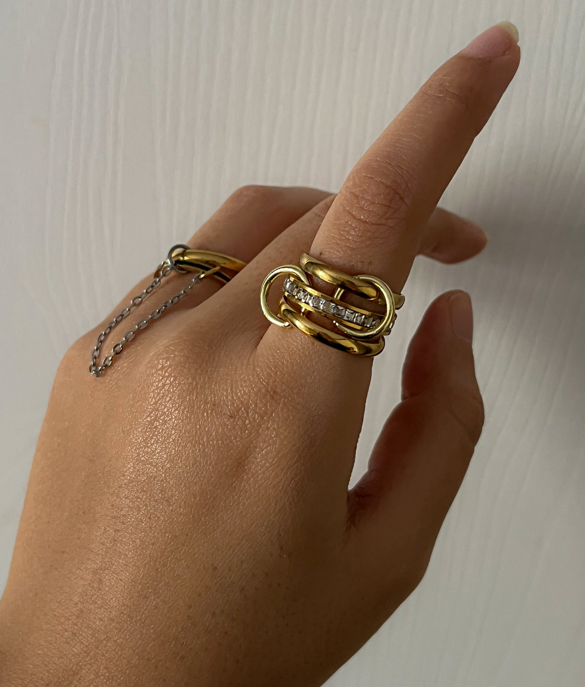 Triple the trouble ring