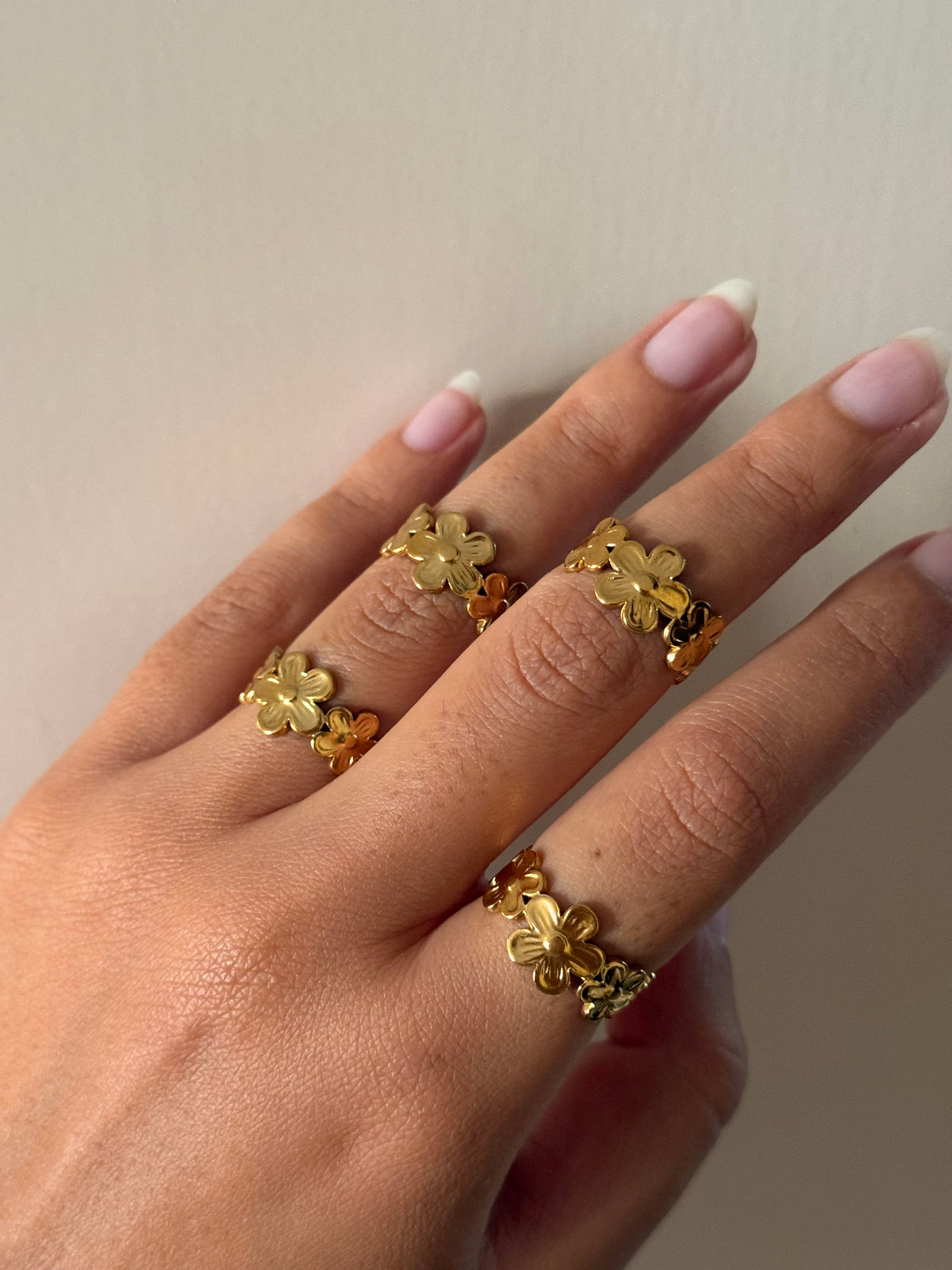 Gold Flower Ring