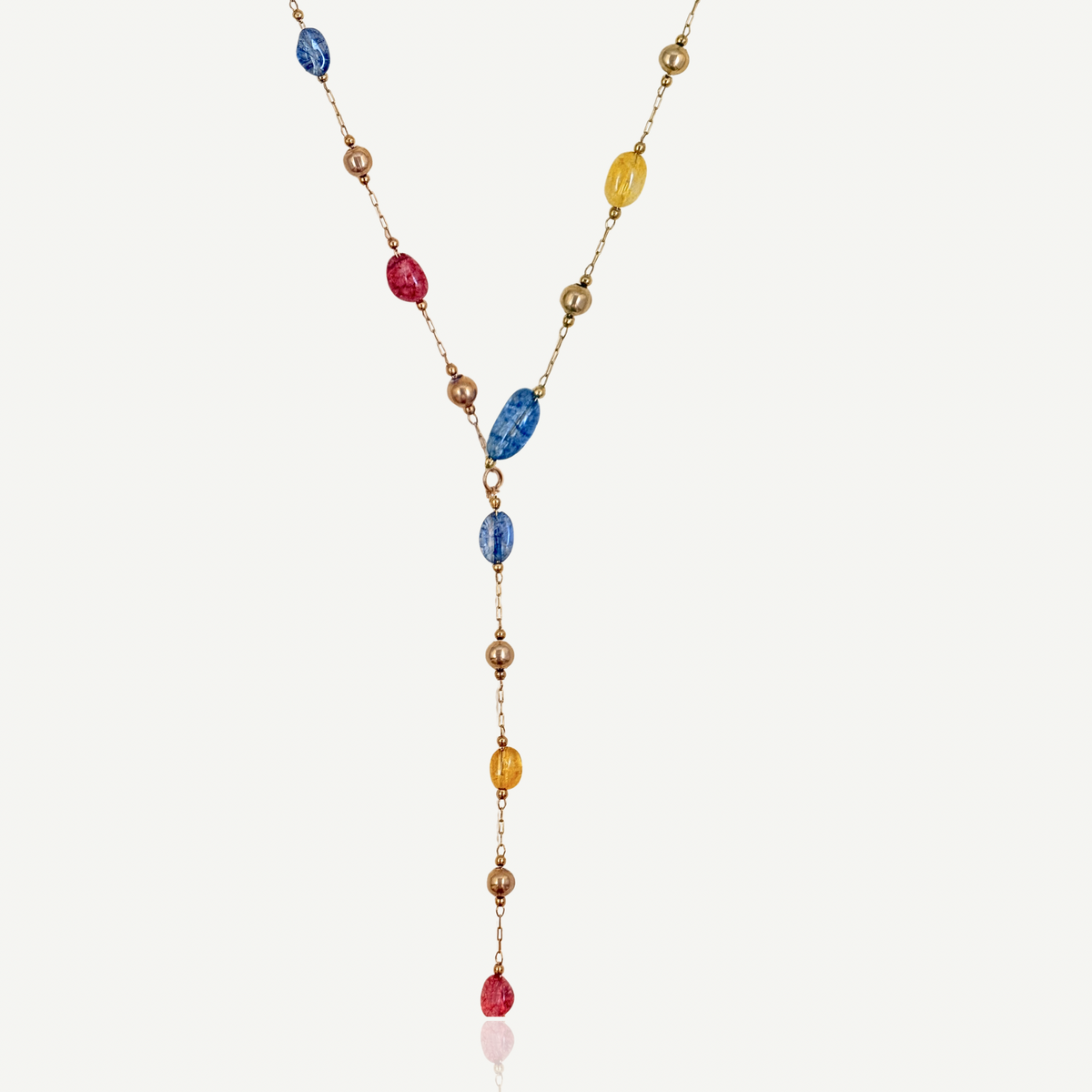 Carnival lights drop necklace