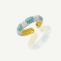 Blue Daisy Ring