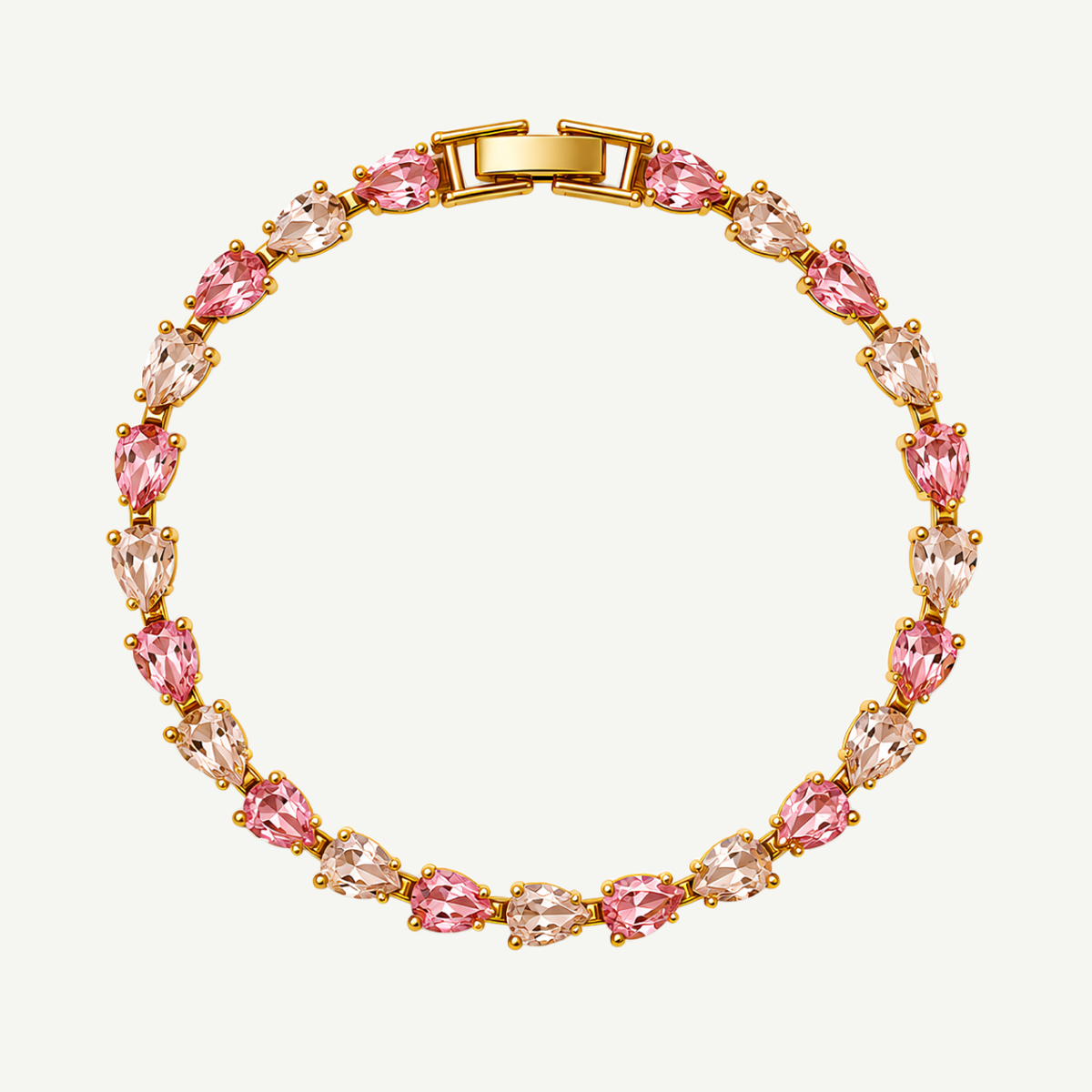 Drop tennis bracelet