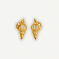 Coral shell earring