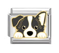 Dog face charm