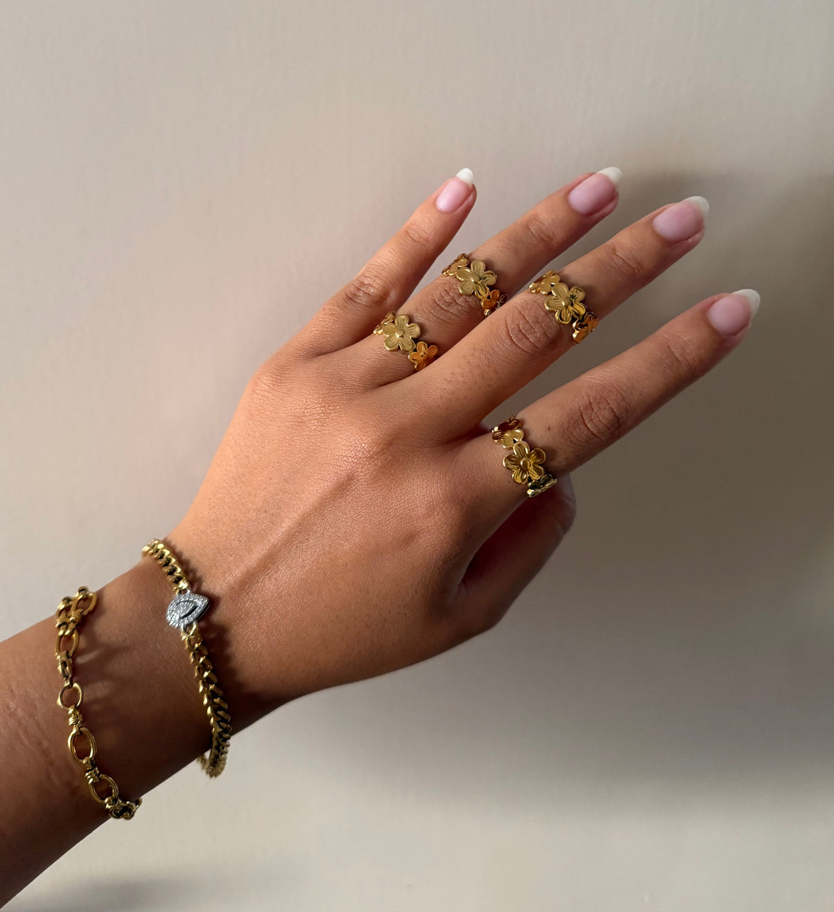 Gold Flower Ring