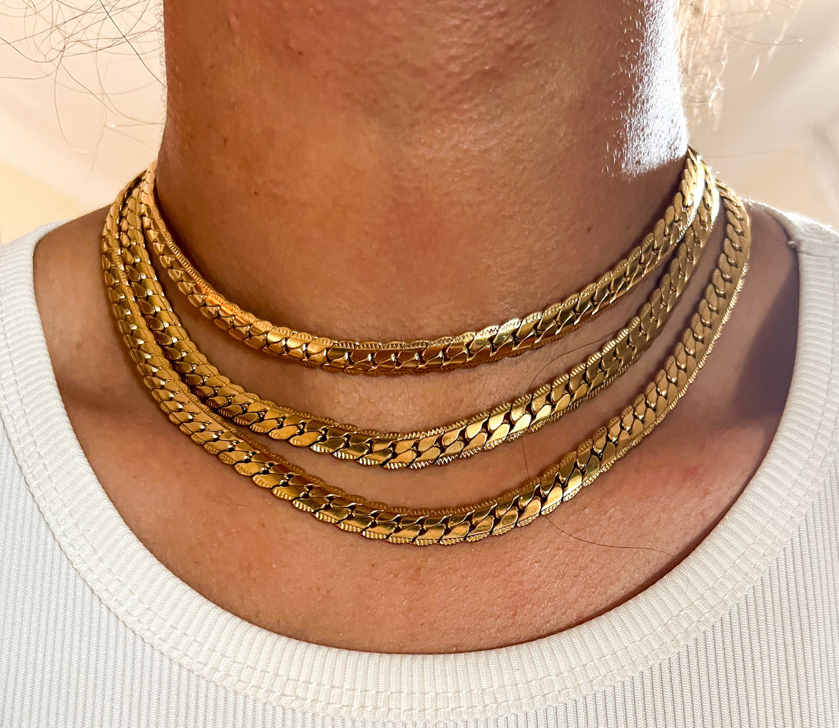 Chunky flate chain