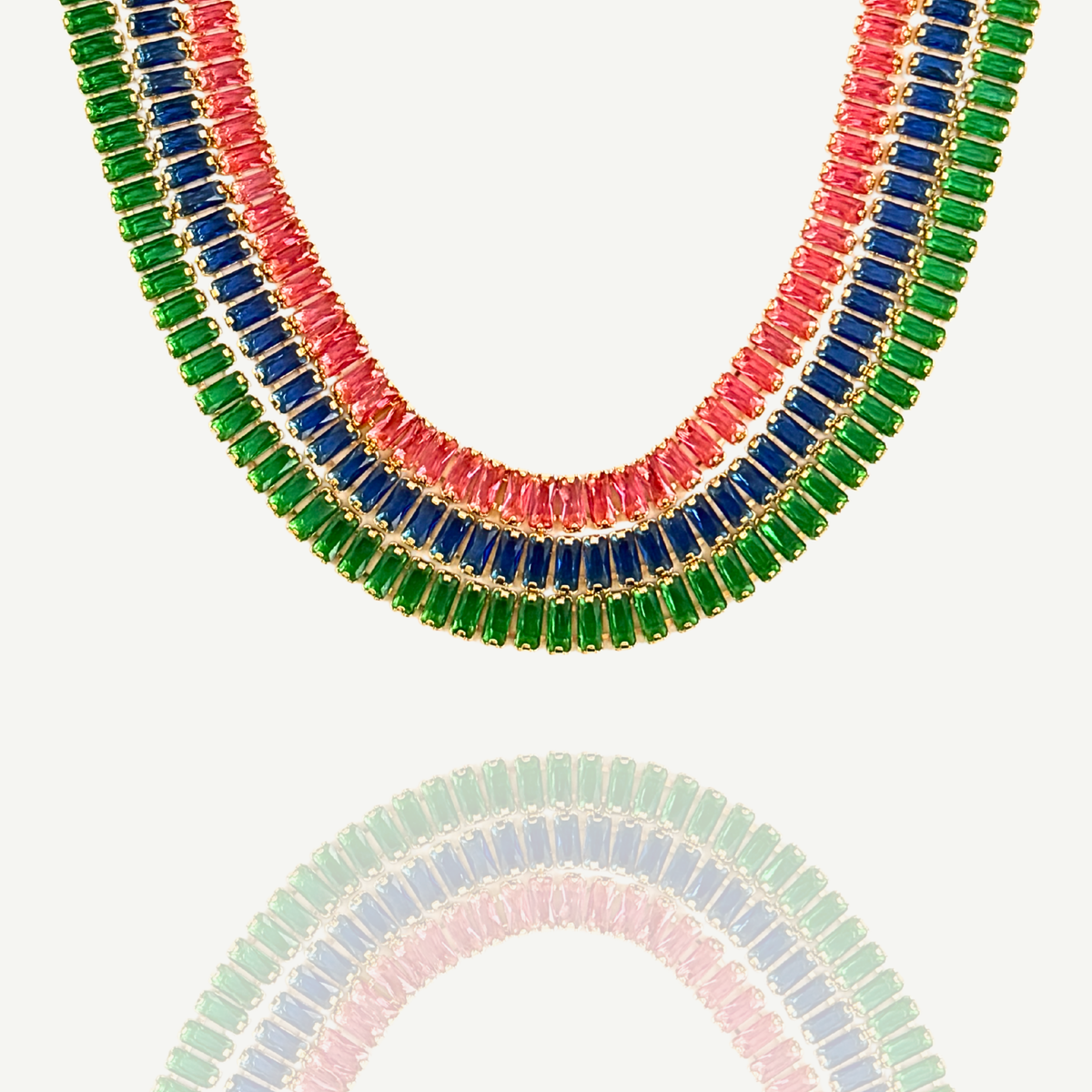 Baguette Tennis Necklace