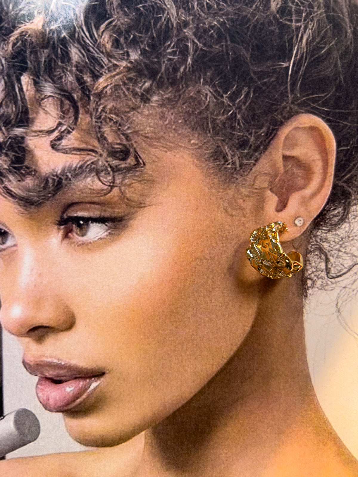 Curvy C Earrings