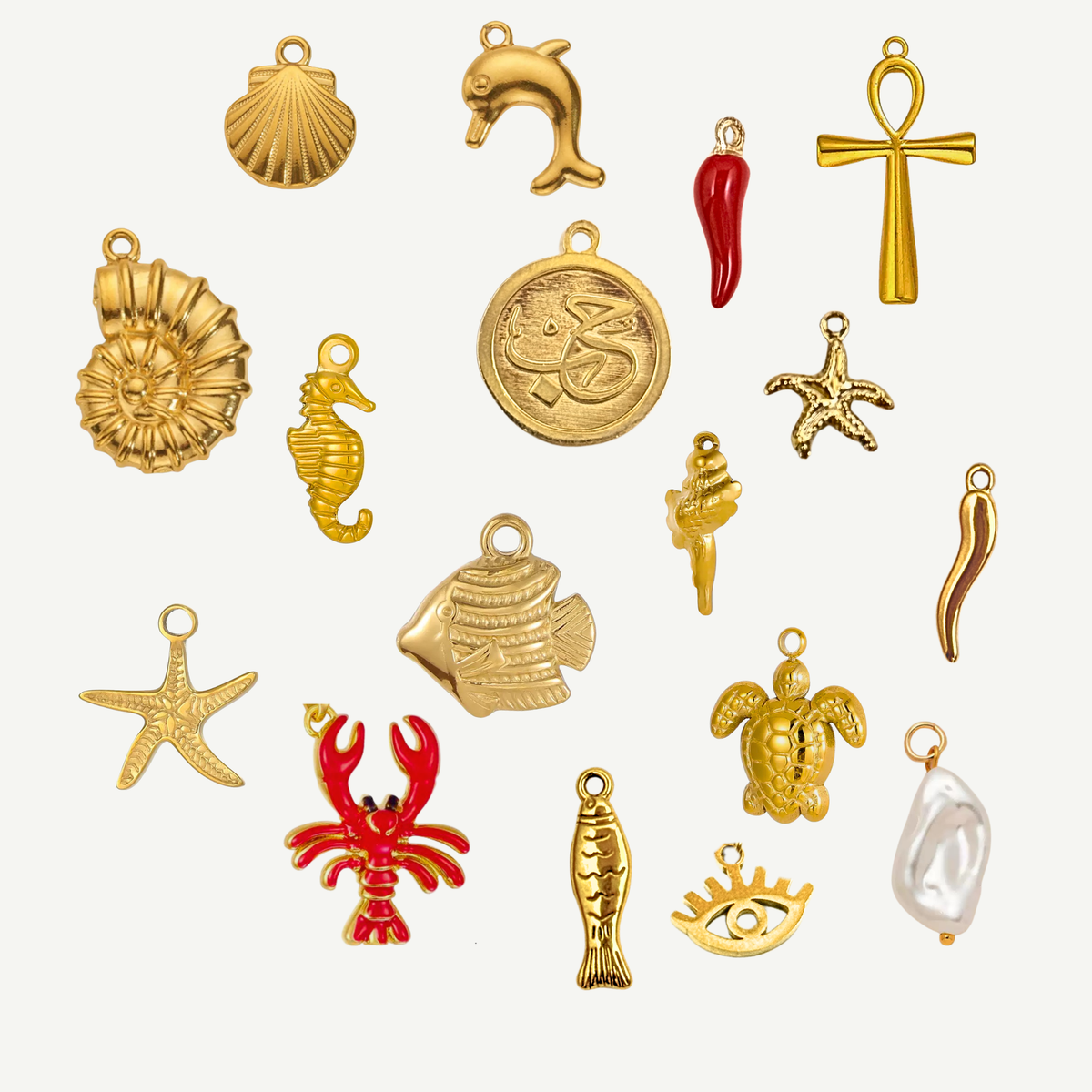 Akik with charms
