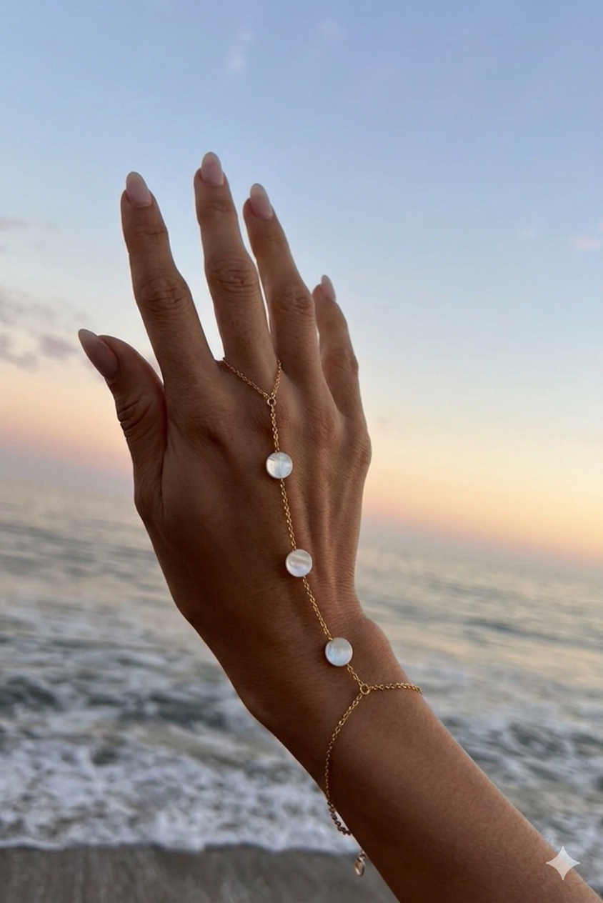 Circle Sadaf Handchain