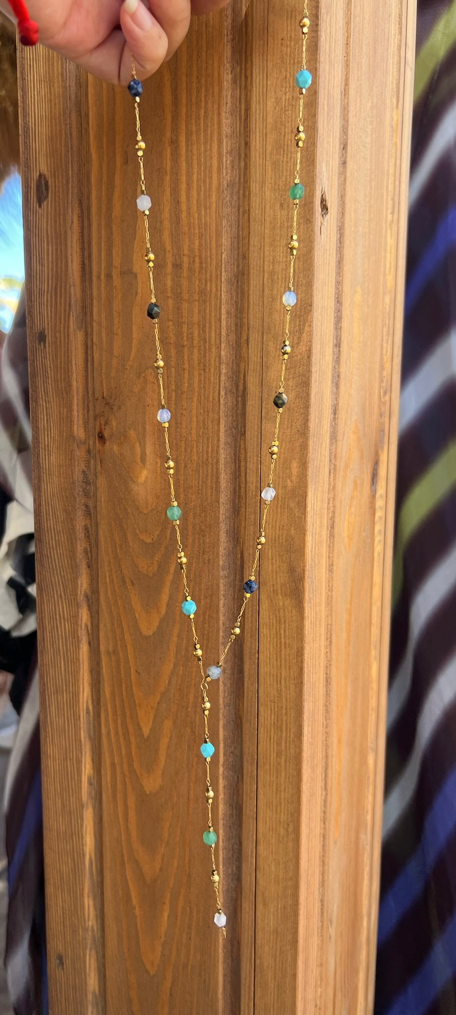 Mystic Beads drop necklace