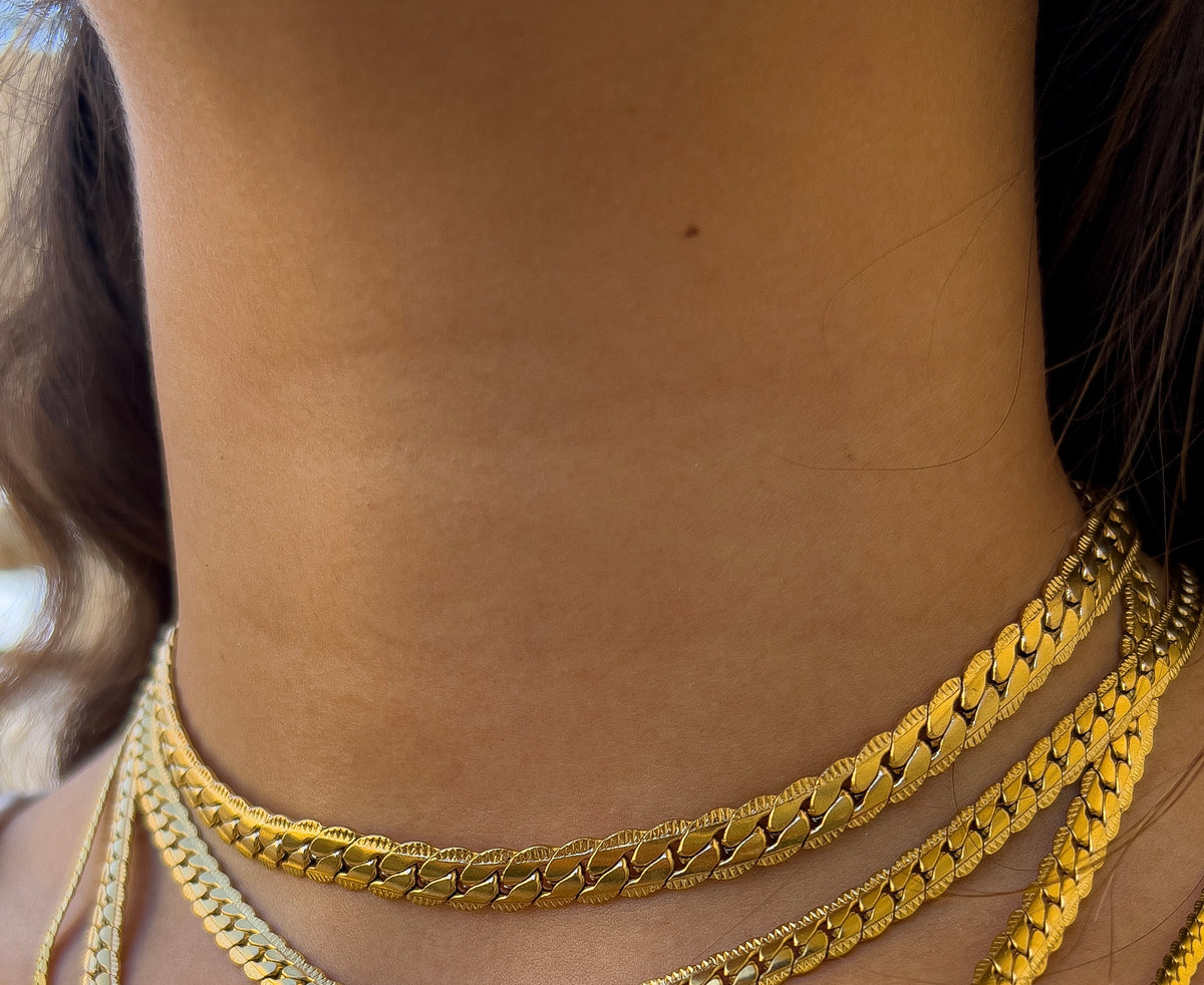 Chunky flate chain