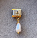 Pear pearl charm