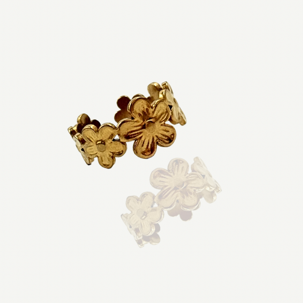 Gold Flower Ring