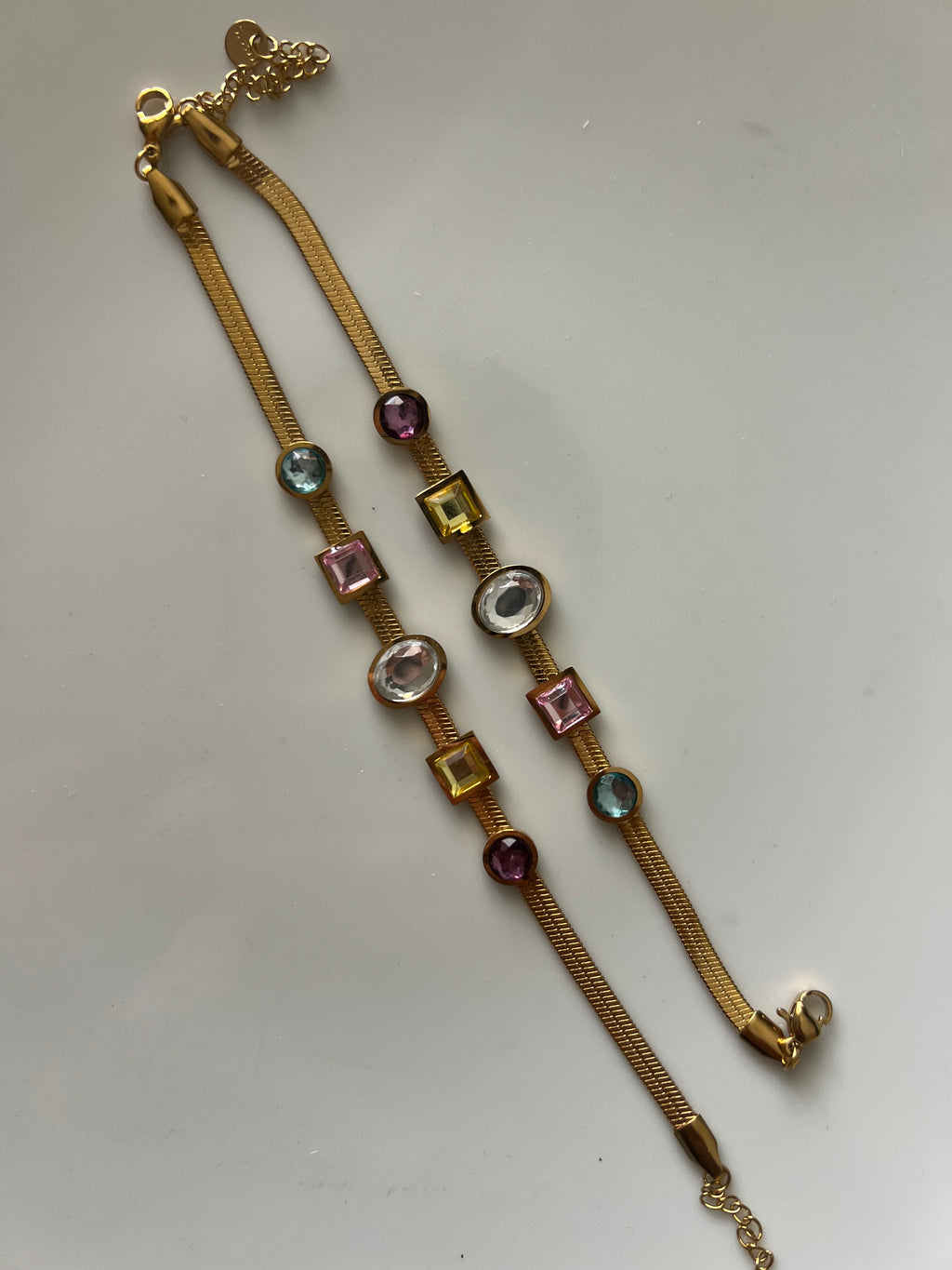 Gem snake bracelet