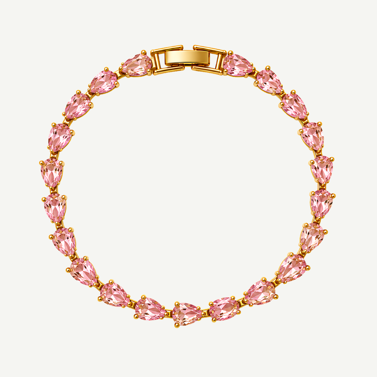 Drop tennis bracelet