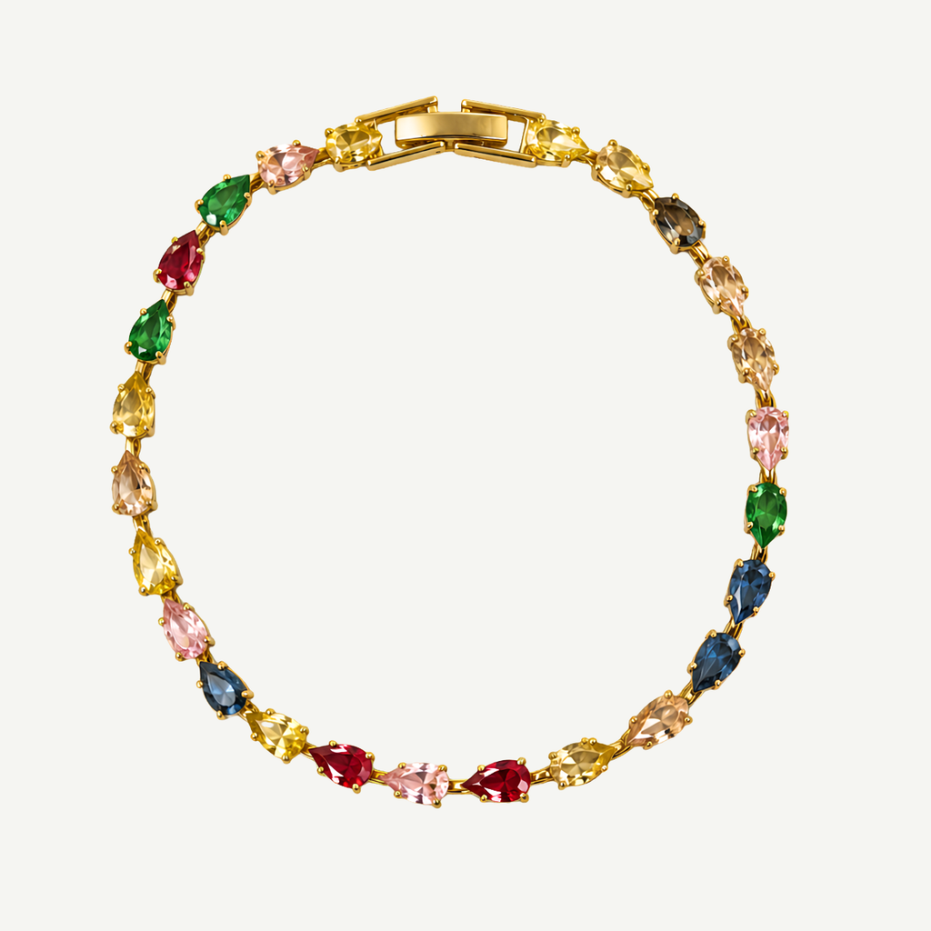 Drop tennis bracelet