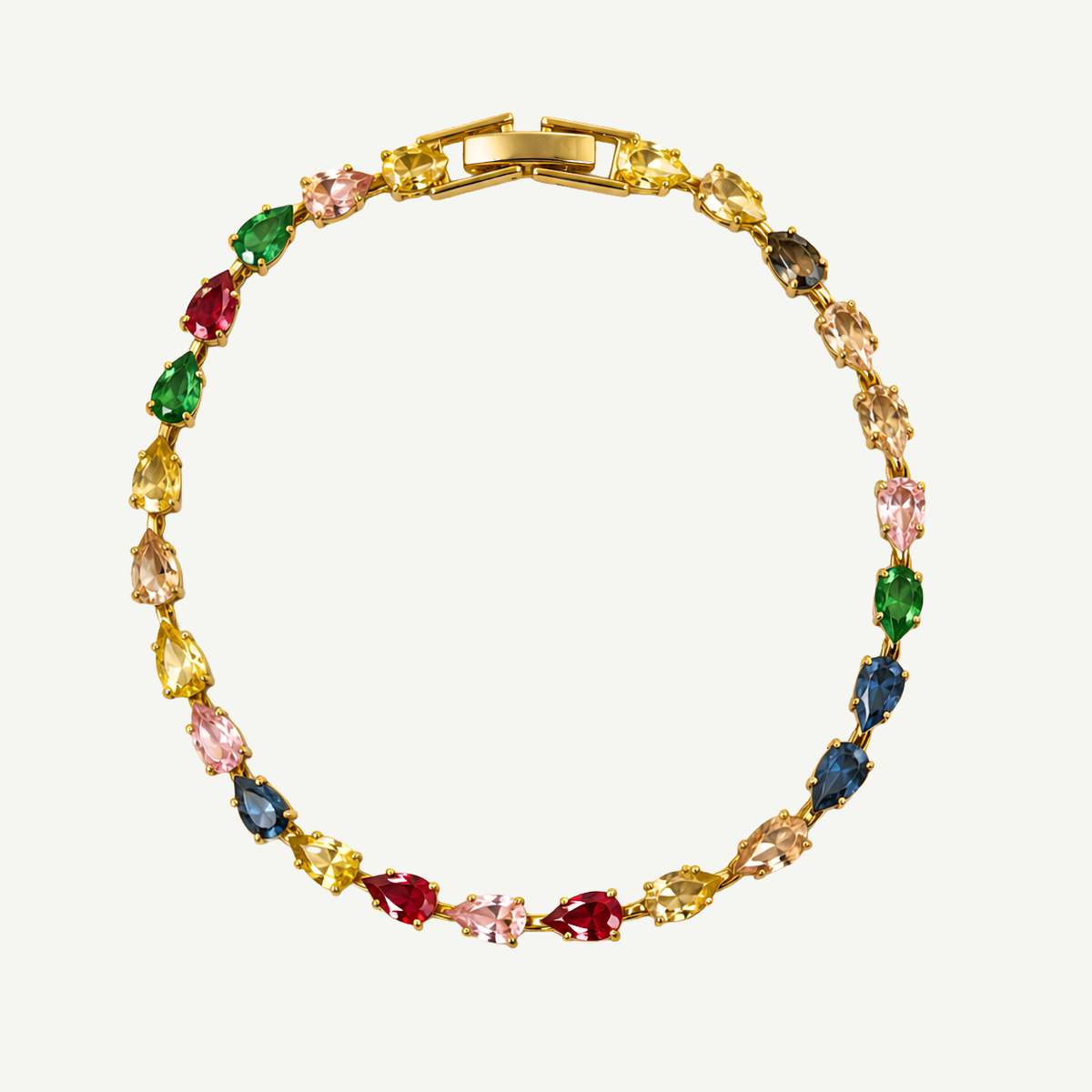 Drop tennis bracelet