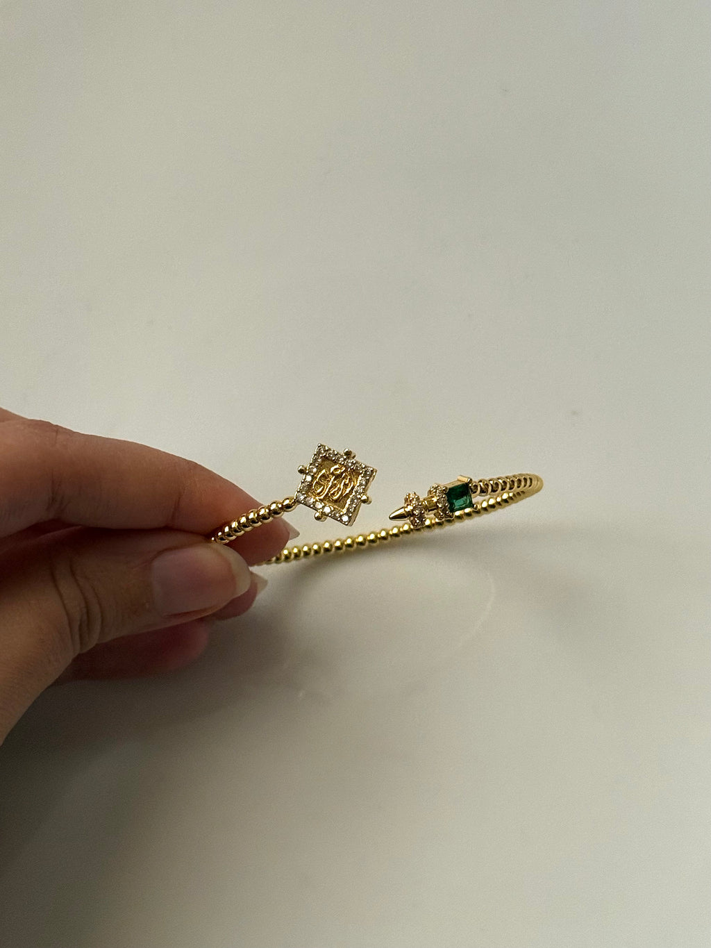 Enta Omry green bangle