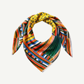 Leopard with a twist scarf