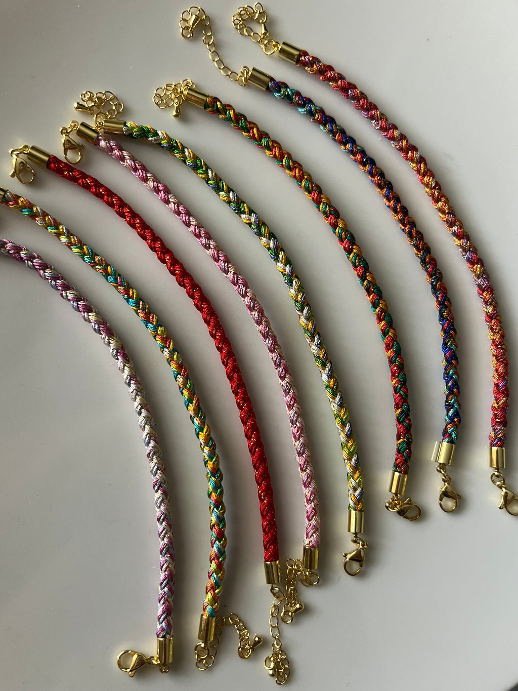 Braid thread bracelet